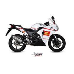 HONDA CBR 125 R 2011 - 2016 SUONO INOX COPA CARBONO MIVV