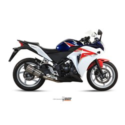 HONDA CBR 250 R 2011 - 2014 SUONO INOX COPA CARBONO MIVV