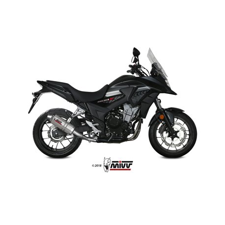 HONDA CB 500 X 2017 - OVAL TITANIO COPA CARBONO MIVV