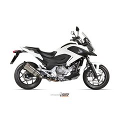 HONDA NC 700 S / X 2012 - 2014 SUONO INOX COPA CARBONO MIVV