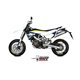 HUSQVARNA 701 ENDURO / SUPERMOTO 2017 - 2019 OVAL TITANIO COPA CARBONO MIVV