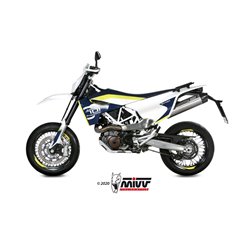 HUSQVARNA 701 ENDURO / SUPERMOTO 2017 - 2019 OVAL TITANIO COPA CARBONO MIVV