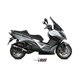 KYMCO XCITING 400I 2013 - 2018 OVAL BLACK COPA CARBONO MIVV