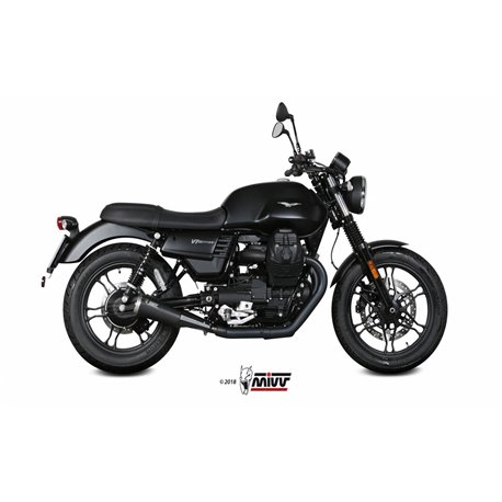 MOTO GUZZI V7 III 2017 - GHIBLI INOX NERO CERAMICO/CERAMIC BLACK ST. STEEL MIVV