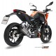 KTM 125 DUKE 2011 - 2016 SUONO INOX COPA CARBONO MIVV