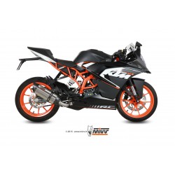 KTM RC 125 2014 - 2016 SUONO INOX COPA CARBONO MIVV