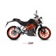 KTM 390 DUKE 2013 - 2016 SUONO INOX COPA CARBONO MIVV