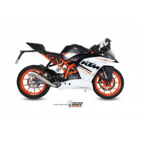 KTM RC 390 2014 - 2016 GHIBLI INOX/ST. STEEL MIVV