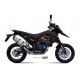 KTM 690 SM 2007 - 2012 SUONO INOX COPA CARBONO MIVV