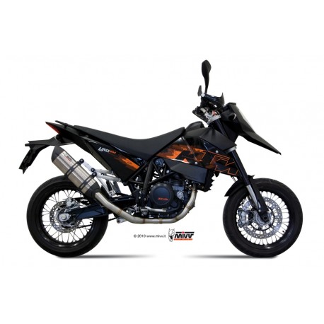 KTM 690 SM 2007 - 2012 SUONO INOX COPA CARBONO MIVV