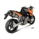 KTM 990 SUPERDUKE 2005 - 2011 SUONO INOX COPA CARBONO MIVV