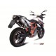 KTM 990 SUPERMOTO R 2007 - 2013 SUONO INOX COPA CARBONO MIVV