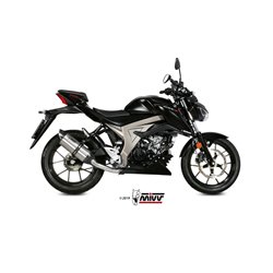 SUZUKI GSX-S 125 2017 - SUONO INOX COPA CARBONO MIVV