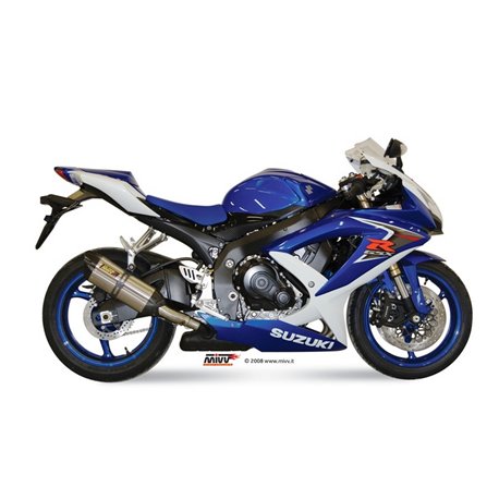 SUZUKI GSX-R 600 2008 - 2010 SUONO FULL TITANIO COPA CARBONO MIVV