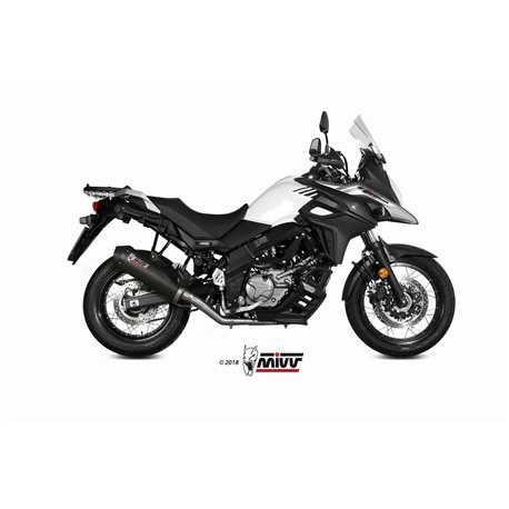 SUZUKI DL V-STROM 650 / XT 2017 - OVAL CARBONO COPA CARBONO MIVV