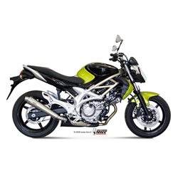 SUZUKI GLADIUS 2009 - 2015 X-CONE INOX/ST. STEEL MIVV