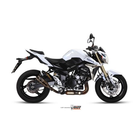 SUZUKI GSR 750 2011 - 2016 DOUBLE GUN FULL TITANIUM MIVV