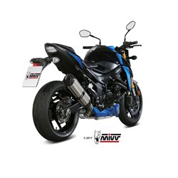 SUZUKI GSX-S 750 2017 - SUONO INOX COPA CARBONO MIVV