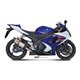 SUZUKI GSX-R 1000 2007 - 2008 SUONO INOX COPA CARBONO MIVV