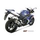 SUZUKI GSX-R 1000 2007 - 2008 SUONO INOX COPA CARBONO MIVV