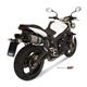 TRIUMPH STREET TRIPLE 2007 - 2012 SUONO INOX COPA CARBONO MIVV