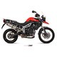 TRIUMPH TIGER 800 XC / XR / XRX / XCX / XRT / XCA 2011 - 2016 SUONO INOX COPA CARBONO MIVV