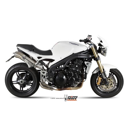 TRIUMPH SPEED TRIPLE 2007 - 2010 GHIBLI INOX/ST. STEEL MIVV