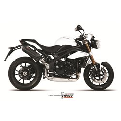 TRIUMPH SPEED TRIPLE 2011 - 2015 SUONO BLACK MIVV