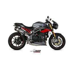 TRIUMPH SPEED TRIPLE 2016 - 2017 SPEED EDGE INOX COPA CARBONO MIVV