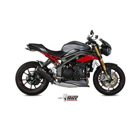 TRIUMPH SPEED TRIPLE 2016 - 2017 SUONO BLACK MIVV