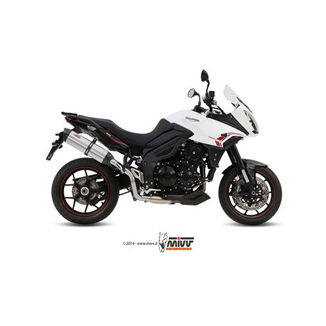 TRIUMPH TIGER 1050 SPORT 2013 - 2016 SUONO INOX COPA CARBONO MIVV