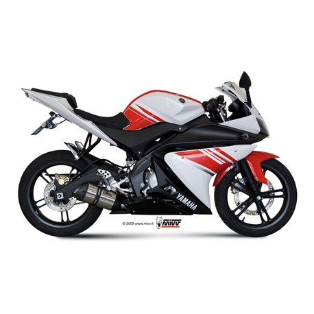 YAMAHA YZF R125 2008 - 2013 SUONO INOX COPA CARBONO MIVV