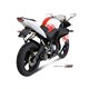 YAMAHA YZF R125 2008 - 2013 SUONO INOX COPA CARBONO MIVV