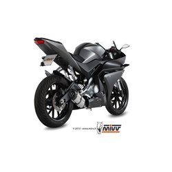 YAMAHA YZF R125 2014 - 2018 SUONO INOX COPA CARBONO MIVV