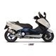 YAMAHA T-MAX 500 2001 - 2007 SUONO INOX COPA CARBONO MIVV