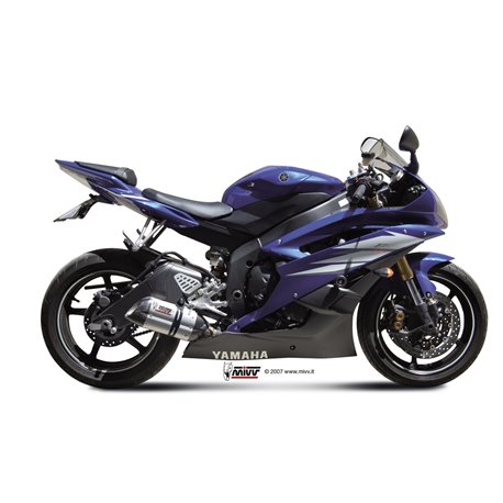 YAMAHA YZF 600 R6 2006 - 2016 SUONO INOX COPA CARBONO MIVV