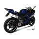 YAMAHA YZF 600 R6 2006 - 2016 SUONO INOX COPA CARBONO MIVV