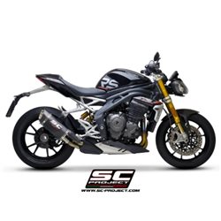 TRIUMPH SPEED TRIPLE 1200 RS (2021 - 2025) - RR - Euro 5 Escape SC1-R GT carbono