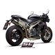 TRIUMPH SPEED TRIPLE 1050 (2018 - 2020) - S - RS Par de escapes SC1-M titanio