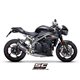 TRIUMPH SPEED TRIPLE 1050 (2018 - 2020) - S - RS Escape SC1-R carbono