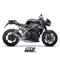 TRIUMPH SPEED TRIPLE 1050 (2018 - 2020) - S - RS Escape SC1-R carbono