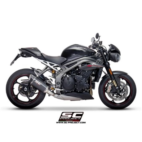 TRIUMPH SPEED TRIPLE 1050 (2018 - 2020) - S - RS Escape SC1-R carbono