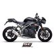 TRIUMPH SPEED TRIPLE 1050 (2018 - 2020) - S - RS Escape SC1-R titanio