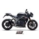 TRIUMPH SPEED TRIPLE 1050 (2018 - 2020) - S - RS Escape CR-T carbono