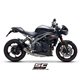 TRIUMPH SPEED TRIPLE 1050 (2018 - 2020) - S - RS Escape CR-T titanio