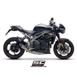 TRIUMPH SPEED TRIPLE 1050 (2018 - 2020) - S - RS Escape S1 titanio