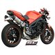 TRIUMPH SPEED TRIPLE 1050 (2007 - 2010) Par de escapes Oval titanio