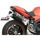 TRIUMPH SPEED TRIPLE 1050 (2005 - 2006) Par de escapes Oval carbono