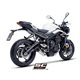 TRIUMPH STREET TRIPLE 765 R - RS (2023 - 2024) - EURO 5 Línea de escape completa 3-1 acero inoxidable, con escape S1 acero inoxi