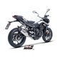 TRIUMPH STREET TRIPLE 765 R - RS (2023 - 2024) - EURO 5 Línea de escape completa 3-1 acero inoxidable, con escape SC1-S titanio